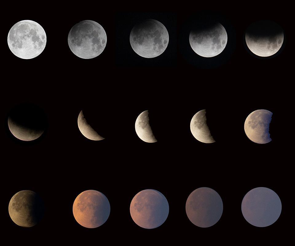 新疆上演天狗吃月年度大片 可见月食全过程!