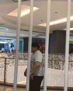 搞笑gif:哥们,你家狗子肯定是饿了,砖头当骨头啃
