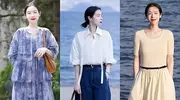 夏天衣服少，怎样搭出流行梗里的时髦感？速进！
