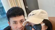 杜淳中秋晒全家福，4岁小蛋饺亮相像爸爸，金发小脑袋抢镜太可爱