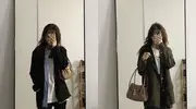 黑色皮质蝴蝶结配破洞牛仔裤，竟能这么酷？