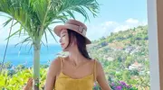无视杨子绯闻！42岁黄圣依巴厘岛度假，又白又瘦美回巅峰！