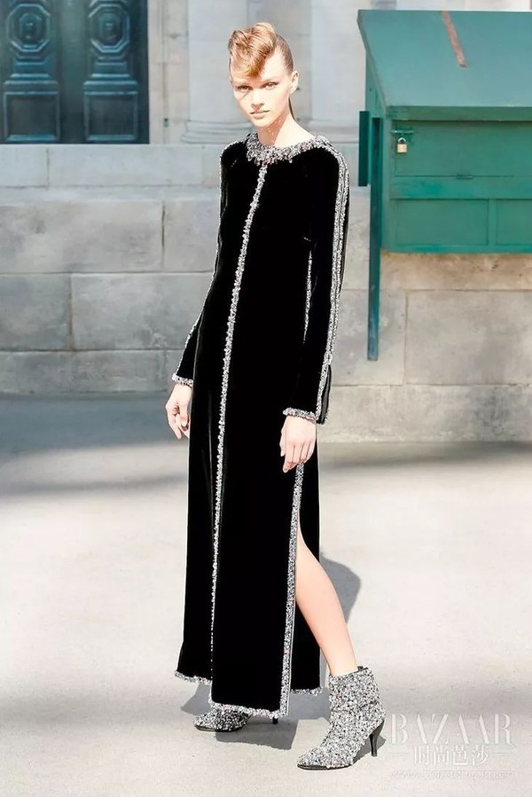 塞纳河倒映的chanel高定流淌的是左岸的旧时光