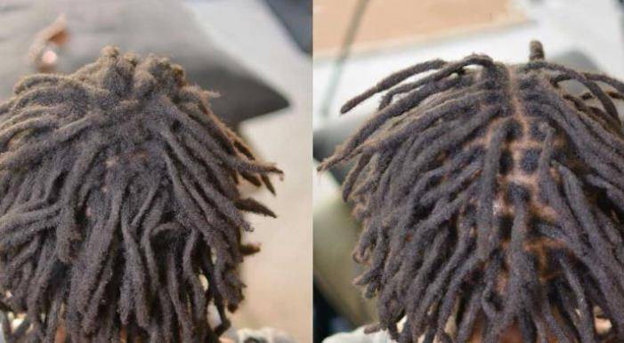 非洲黑人的脏辫到底有多脏头发放进水的那一刻网友告辞了