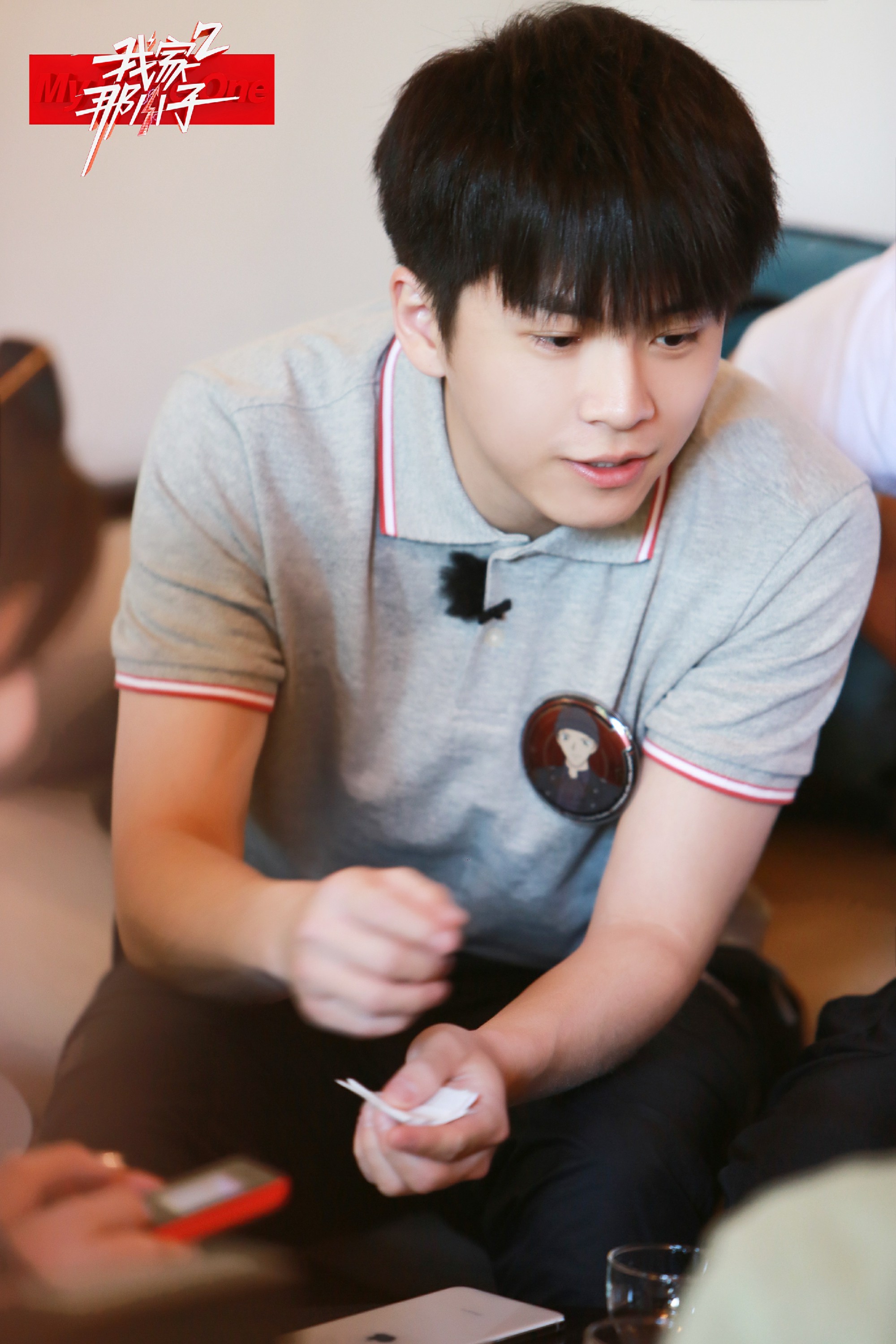 默契十足武艺我家那小子2与李春媛玩游戏心有灵犀秒猜中