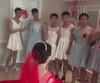 搞笑GIF图:阿弥托福,法号拉登 360娱乐,你开心就好